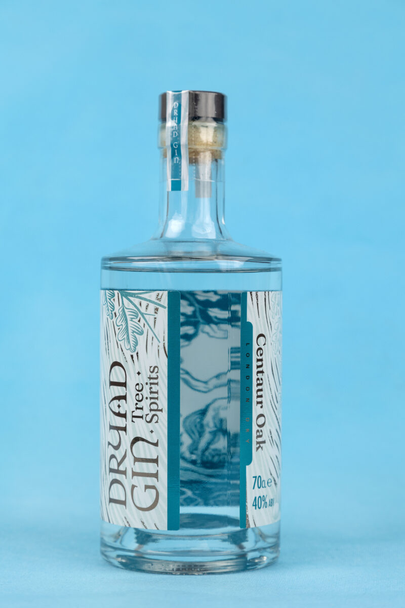 Dryad Gin Blue Background