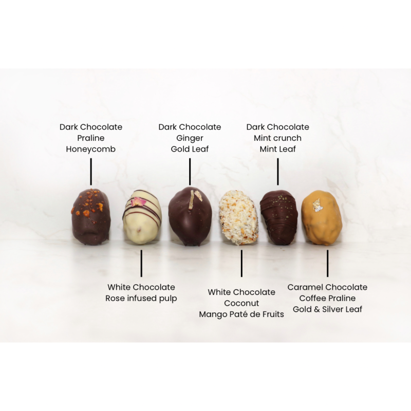 6 Luxurious Stuffed Chocolate Dates - Image 3