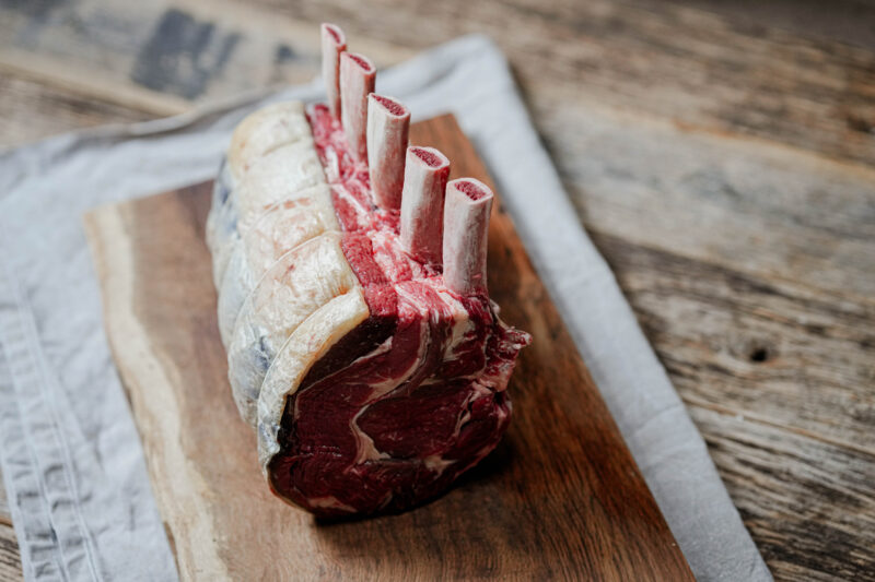 Special Reserve Heritage Breed Rib of Grass Fed Beef on the Bone