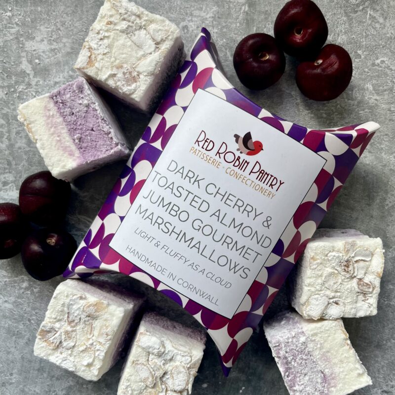 Dark Cherry & Toasted Almond Jumbo Gourmet Marshmallows