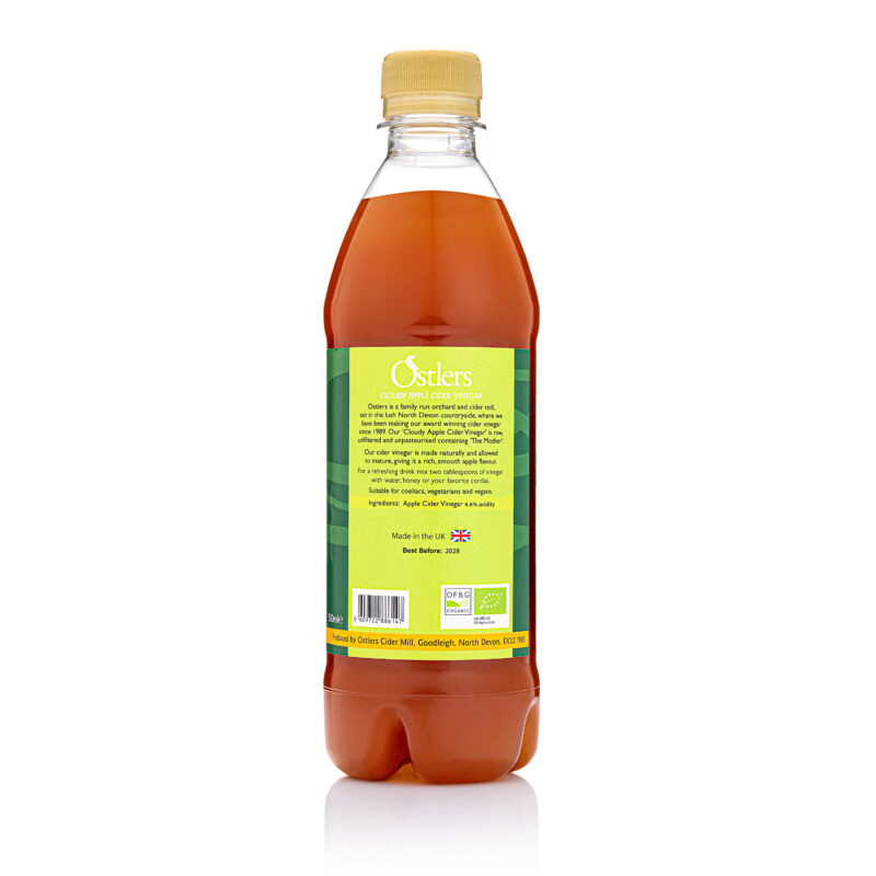 Ostlers Cloudy Apple Cider Vinegar 500ml - Image 2